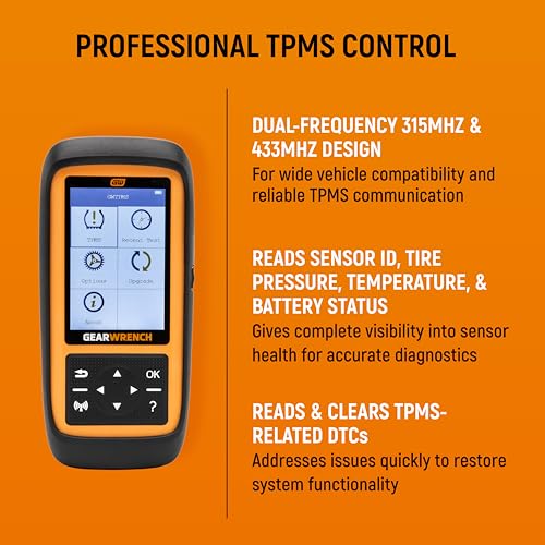 GEARWRENCH Universal Tire Pressure Monitoring System Programming & Diagnostic Tool | GWTPMS - style: TPMS Diagnostic