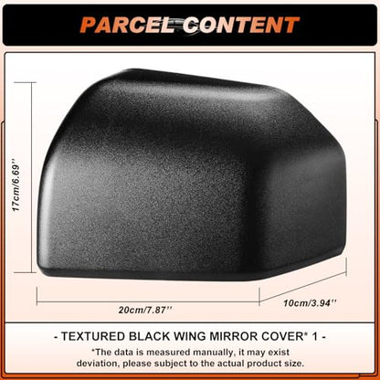 ACLONG Glossy Black Mirror Cover Caps Rearview Side Mirror Covers Fit for Ford F150 2015-2020 Left Driver Side Replaces #FL3Z-17D743-BA -1 PC - size: Fit for Ford F150 2015-2020-Left Driver Side