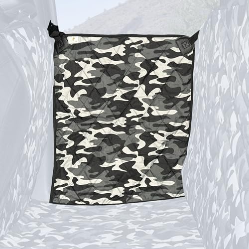 4Knines Truck & Car Door Protector for Dogs – Heavy-Duty Interior Protector for Truck Floor Hammock– Pet Friendly Car Door Covers for Dogs - Scratch Resistant, Easy to Clean Design, Set of 2 (Camo) - color: Camo
