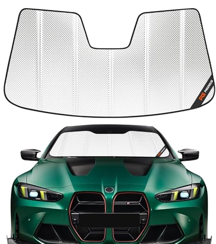 Pigenius Windshield Sun Shade for BMW 4 Series Convertible & M4 (F33/F83) 2014-2020, Fits 428i 430i 435i 440i M4, Reflective Aluminum Film Front Window Sunshade - size: 2014-2020 4 Series Convertible