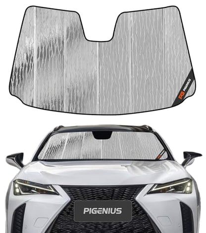 Pigenius Windshield Sun Shade for Lexus UX 2019-2026 Front Window Sunshade - AstraGuard - color: Silver, size: 2019-2026 UX