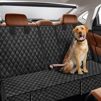 Dog Car Seat Cover for Back Seat Compatible with Honda Accord Civic Hrv H-rv Accessories 2000-2025 2026, Waterproof & Non-Slip Car Pet Bench Rear Seat Covers