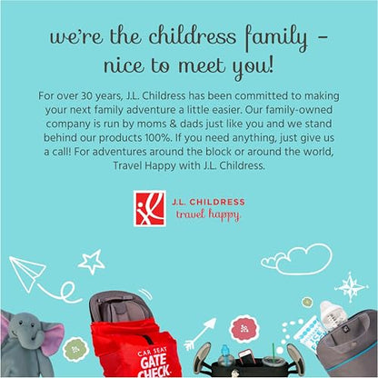 J.L. Childress 3-IN-1 Kids Travel Tray & Tablet Holder - Car Seat Lap Tray Desk for Toddlers, Road Trip Essentials, Car Seat Activity Table, Travel Accessories - Grey/Teal - style: Grey/Teal