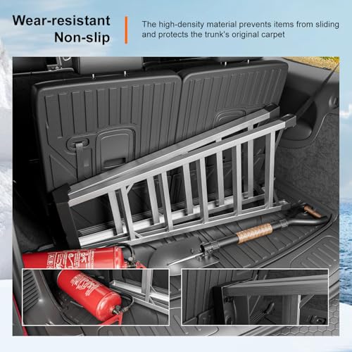 powoq Cargo Mat Compatible with 2016-2026 Dodge Durango 6&7 Seats Trunk Mat 3rd Backrest Mat Replacement for 2016-2026 Dodge Durango Accessories(Trunk Mat+3rd Row Backrest Mat) - color: Trunk Mat+3rd Row Backrest Mat