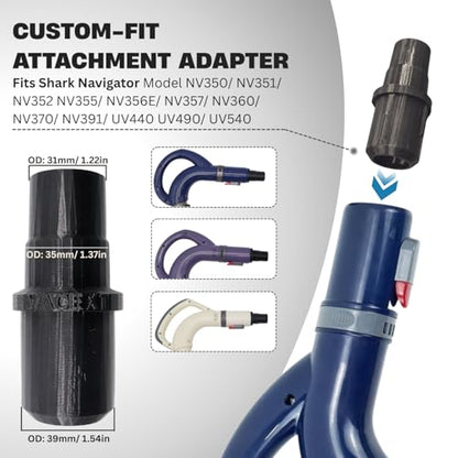 for Shark Household Cleaning Kit Vacuum Cleaner Accessories & Air Driven Pet Upholstery Turbo Brush Vacuums Nozzle Tool Pet Attachment Swivel Head