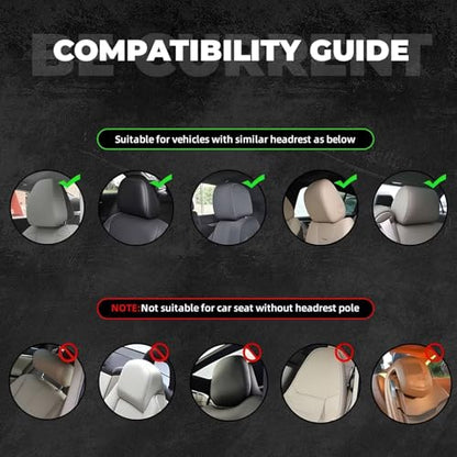Camouflage Car Headrest Cover Army Camo Universal Auto Head Rest Protector Brown Jungle Soft Breathable Seat Pillow Protective Wrap Covers Fit Most Cars Sedan Van Vehicles - color: Camo