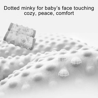 DODO NICI car seat Strap Cover for Baby, seat Belt Cover Cushion, Belt Pads fit Baby Carrier/Pushchair/Stroller, Cozy Peace Dotted Minky, Pink - color: Pink animals