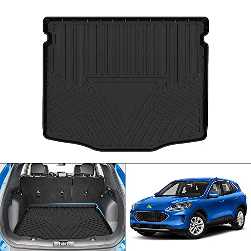 Escape Cargo Liner - Trunk Mat for Ford Escape 2020-2025 2026, All Weather Cargo Mat for Escape Accessories, Heavy Duty Car Mats, Car Accessories - size: 3)Ford Escape 2020-2025