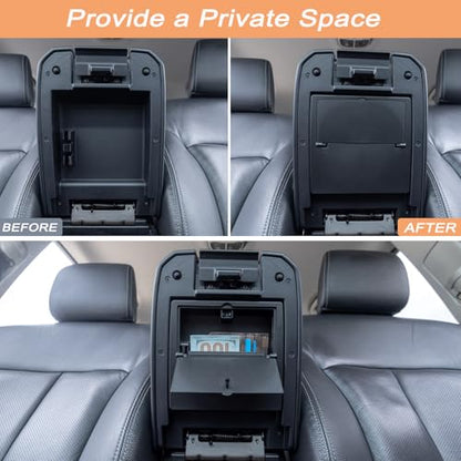 JKCOVER 3PCS Center Console Organzier Compatible with Toyota Tacoma 2016-2023 Accessories Tray Hidden Box Divider ABS Material Insert - color: 3PCS
