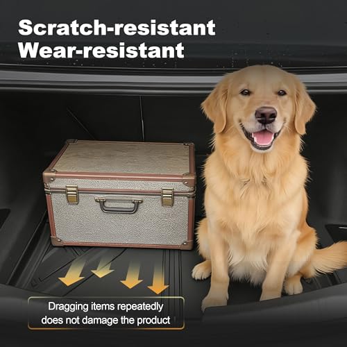 Cargo Liner Compatible with Cadillac CT5 CT5-V 2020-2025 2026 Weather-Resistant Trunk Mats for Cars with Raised Lip Non-Slip Car Rear Trunk Mat Tray Pad Boot - style: 4) for Cadillac CT5 2020-2026 Cargo Liner