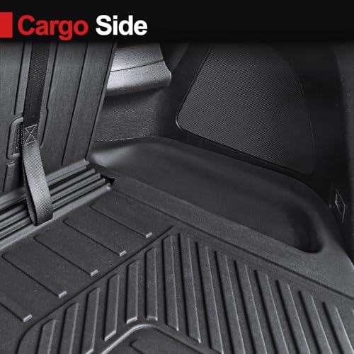 Cargo Mat Backrest Mat for 2016-2022 Honda Pilot 8 Passengers (No Elite Models), All Weather TPE Car Liner Car Mat for 2022 Honda Pilot Accessories - size: for 2016-2022 Honda Pilot Cargo Mats