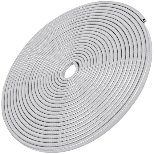 MYFAMIREA 49Ft(15M) Long Car Door Edge Guards, U Shape Edge Trim Rubber Seal Protector Car Door Protection Anti-Collision Rubber Clips Easy to Cut No Need Adhesive Fit for Most Vehicles| Grey - color: Gray, size: 49FT