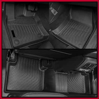Naibeve Floor Mats for 2018-2023 2024 Volkswagen Tiguan - All Weather Custom Fit for Volkswagen VW Tiguan Floor Mats Cargo Liner Rear Cargo Tray Trunk Waterproof Interior Accessories - size: 1)tiguan|2018-2024