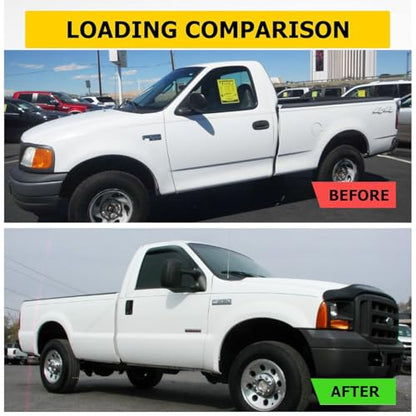 Side Window Visor Vent Deflector Rain Guard,2pcs Outside Mount Tape-on Shatterproof Dark Smoke Window Shades fit for 2004-2008 Ford F150 Standard cab(Regular cab) 92805 - size: 2pcs 2004-2008 F-150 Standard Cab (Outside Mount)