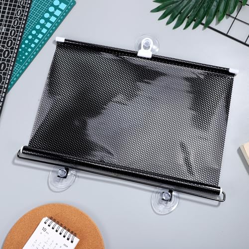 PATKAW (1 Pcs) Window Blinds, Blackout Shades No Drill, Suction Cup Temporary Roller Blind, Light Blocking Window Cover for Bedroom, Office, Nursery, Home Privacy, Travel, Rv and Car - size: 125.00X40.00X1.00CM