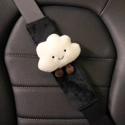 2/4 PCS Cartoon Car Seat Belt Covers, Cute Seat Belt Cover Pad, Seatbelt Shoulder Strap Pads Covers for Shoulder Protector Car Accessories for Kids Adults (4 PCS)