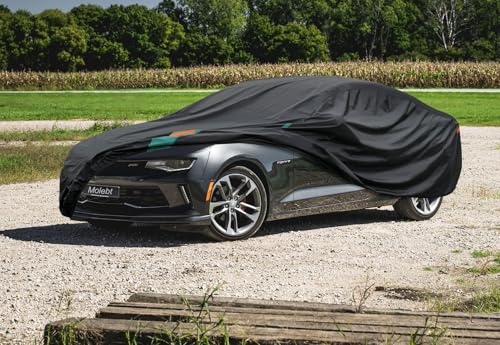 Car Cover Custom Fit for Chevy Camaro (1LS, 1/2/3 LT, LT1, 1SS, 2SS, ZL1), 1971-2025 Chevrolet Camaro Waterproof All Weather for Automobiles, Outdoor Full Cover Rain Sun UV Protection. - size: 5 Fit Camaro