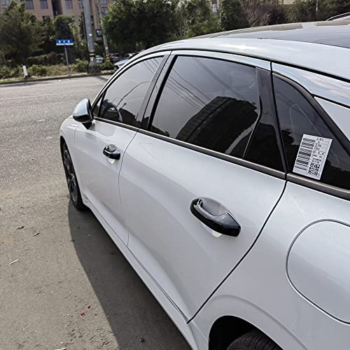 AOKIO ABS Glossy Black Exterior Door Handle Cover Trim for Kia K5 Accessories 2020 2021 2022 2023 2024 2025 with Smart Keyhole (Not for Optima 2015-2019) - size: Door Handle Cover