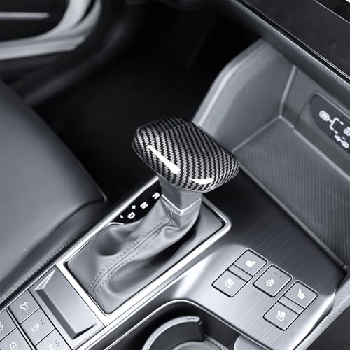 Premium Car Gear Shift Knob Cover Compatible with Kia Sportage 2026 K4 2024-2026 Accessories, Heat-Resistant Anti-Fade & Shock Absorption (Carbon Fiber Pattern) - color: Carbon Fiber Pattern