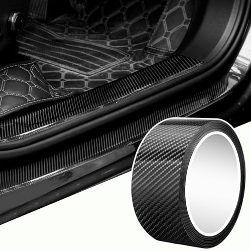 Storystore Universal Car Door Edge Guard, 2In x 33Ft Door Sill Protector, Automotive Anti-Collision Strip for Car Door Edge/Front and Rear Bumper/Door Sill Protector, Fits for Most Car, Black - color: Black, size: 2In x 33Ft