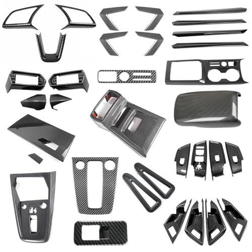 Car Door Handle Bowl Cover Compatible with Audi A3 2021-2023, Carbon Fiber Door Handrail Paint Guard Cover for Hatchbacks, ABS Door Handle Cup Protective Sticker