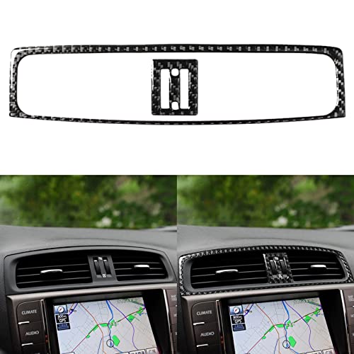 NVCNX Real Premium Carbon Fiber for Lexus IS250 is 250 IS350 2009-2013 / IS250C IS350C 2010-2015 2011 2012 2013 2014 Accessories Car Dashboard Center Air Vent Frame Cover Interior Trim Sticker 2PCs - color: Center Air Vent