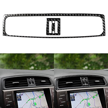 NVCNX Real Premium Carbon Fiber for Lexus IS250 is 250 IS350 2009-2013 / IS250C IS350C 2010-2015 2011 2012 2013 2014 Accessories Car Dashboard Center Air Vent Frame Cover Interior Trim Sticker 2PCs - color: Center Air Vent