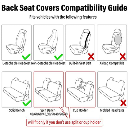 Riakrum 17 Pcs Mushroom Car Seat Covers Car Accessories Full Set for Women Men Automotive Rear Front Seat Protector View Mirror Hanging Ornament Steer Wheel Belt Cover(Forest Mushroom) - style: Forest Mushroom