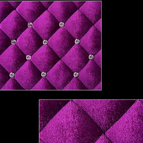 Bling Bling Car Armrest Cover Auto Center Console Protective Cover Luster Crystal Rhinestone Car Arm Rest Cushion Pad Car Interior Accessory (Purple 2) - color: Purple 2