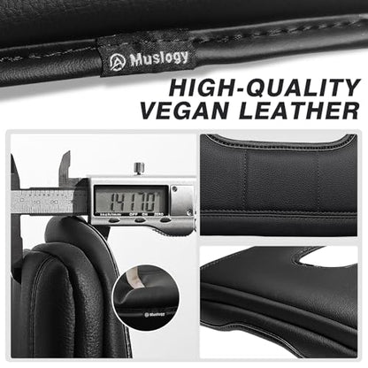 Muslogy Center Console Armrest Cover Fit for Chevy Silverado & GMC Sierra 1500 2500 3500HD 2014-2018 Accessories, Comfort Armrest Pad Console Lid Cushion Vegan Leather 1-Inch Thick(Split Bench Seat) - size: 1) 14-18 |Silverado & Sierra| Jump Seat, +Thick