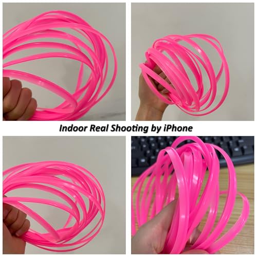 5M Flexible Trim for DIY Automobile Car Interior Exterior Moulding Trim Decorative Line Strip (Pink)