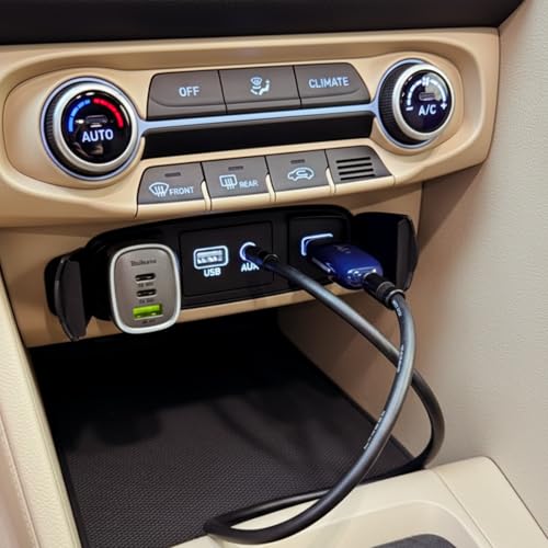 Slash4 Hi-Fi Bluetooth DAC & Headphone Amp ESS Quad DAC ES9219, LDAC/aptX Adaptive, Optical Output, Upgrades Car/Home Audio to High-Res Studio Quality, Wireless Connectivity, USB Powered, Metal Navy