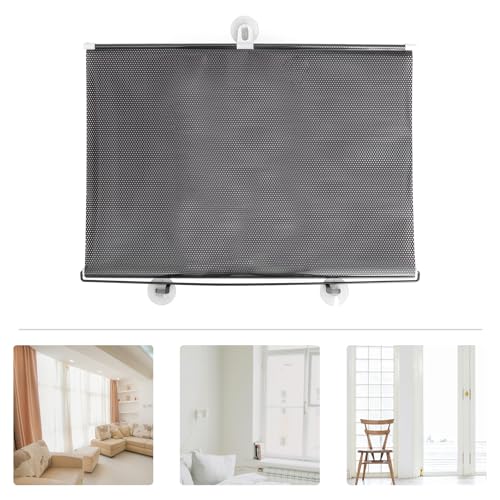 PATKAW (1 Pcs) Window Blinds, Blackout Shades No Drill, Suction Cup Temporary Roller Blind, Light Blocking Window Cover for Bedroom, Office, Nursery, Home Privacy, Travel, Rv and Car - size: Size 3