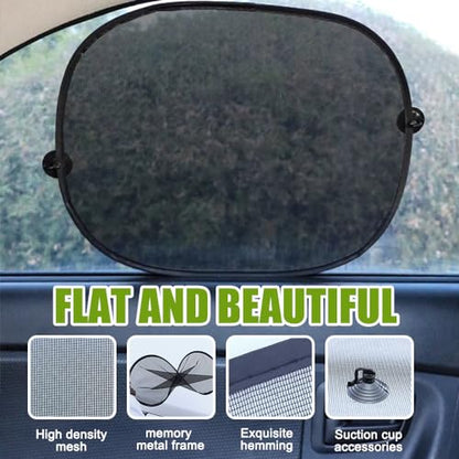 2PCS Car Window Shad, Universal Car Sunshade Side Window Cover, 17"14" Sun Glare and UV Rays Protection for Your Child, 17.2"x14"/2PCS - color: 17.2"x14"/2PCS