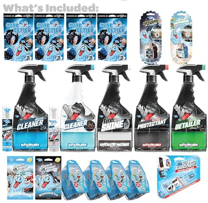 Car Cleaning Kit - Car Accessories for Interior and Exterior Cleaning, Glass Cleaner, Car Wipes, Auto Essentials - size: Ultimate Kit
