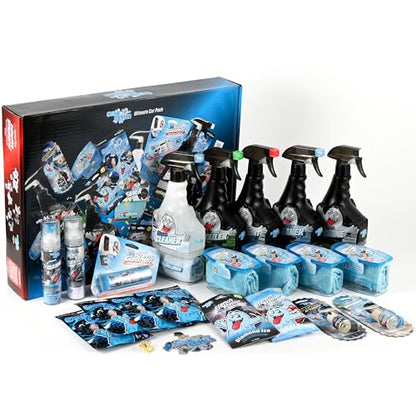 Car Cleaning Kit - Car Accessories for Interior and Exterior Cleaning, Glass Cleaner, Car Wipes, Auto Essentials - size: Ultimate Kit
