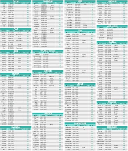 GUNHYI Hatchback Car Cover Waterproof All Weather, 6 Layers Heavy Duty Full Exterior Cover Universal fit vw Golf, Honda Fit, Kia Soul, Toyota Matrix, Nissan Leaf etc. Size H1 (See Size Chart) - color: Silver, size: H1-see Vehicle Size Chart