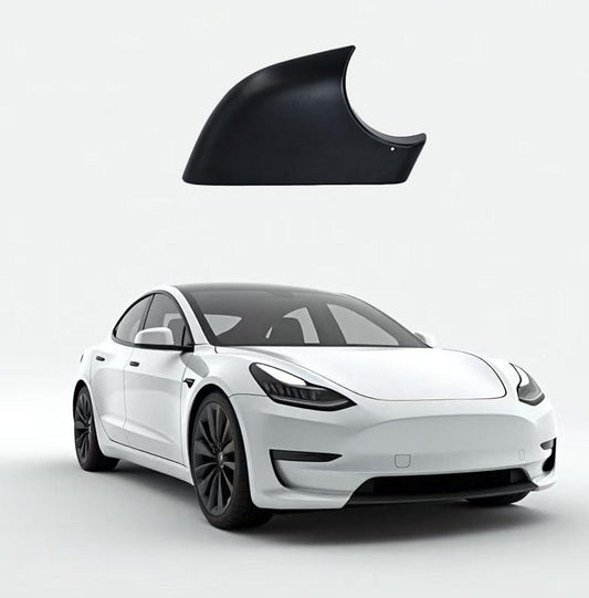 fit For Tesla Model 3 Front Wing Mirror Cover Holder Lower Tray 2017-2025，Black Right Passenger Side Mirror Bottom Cover Replacement for Tesla Model 3 Wing Repair(right） - size: Model 3 Right Side Black