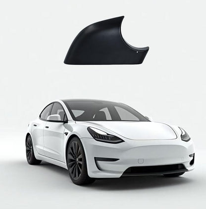fit For Tesla Model 3 Front Wing Mirror Cover Holder Lower Tray 2017-2025，Black Right Passenger Side Mirror Bottom Cover Replacement for Tesla Model 3 Wing Repair(right） - size: Model 3 Right Side Black
