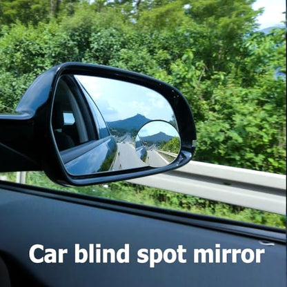 2PCS Blind Spot Mirror, Automotive Exterior Accessories, 360° Adjustable Hd Wide-Angle View For Most Cars, SUVs, Trucks (Round Mirror) - style: Round Mirror