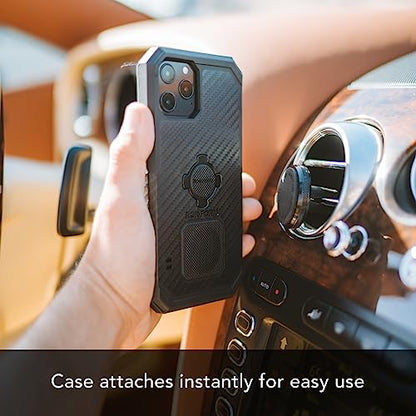 Rokform - Magnetic Air Vent Mount, Super Grip Car Truck & Van Vent Clip, Aluminum Cell Phone Holder, Removable Vent Magnet Mount, Specially Designed for Rokform Cases (Black)