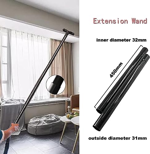 Vacuum Attachments for Shop Vac Accessories 1 1/4 inch Cleaning Accessories Kit with Universal Vacuum Hose Adapter Vacuum Extension Wand Horse Hair Brush Flexible Crevice Tool(8 PCS) - size: 8 Pack