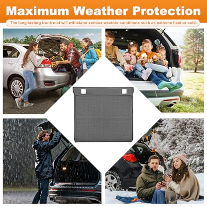 Trunk Liner for 2010-2024 Toyota 4Runner 5 Seat 3D Custom Fit All-Weather TPE Material Waterproof Car Cargo Liner Mat, Black - color: 2010-2024 Toyota 4Runner