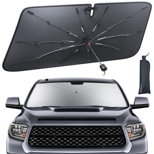 Car Windshield Sunshade for Tacoma (2016-2026) - 2026 Foldable Car Windshield Sun Shade Umbrella, 5-Layer UV Block, 10-Rib Frame, for Tacoma (2016-2026) Interior Sun Protection, Tacoma Accessories - size: Toyota Tacoma (2016-2026)