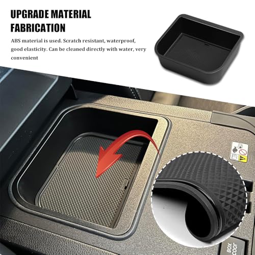Center Console Cool Box Organizer, Armrest Storage Box Insert, Plastic Center Console Cooler Storage Box, Center Console Armrest Storage Box Tray for Toyota Land Cruiser Prado 250/ Lexus GX 550