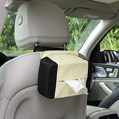 FH Group E-Z Travel™ Napkin Tissue Dispenser Holder Fits Most Cars, SUVs, Trucks, and Vans Beige - color: Beige
