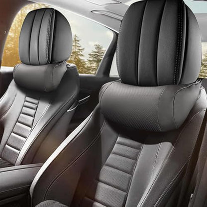 1 Pack Nappa Leather Neck Headrest for Mercedes Benz A-Class C-Class CLA CLS AMG GLC GLE GLS Car Neck Pillow Accessories Interior