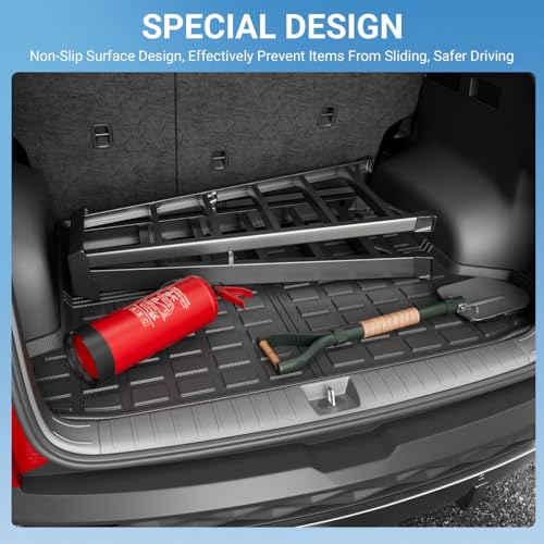 Xipoo Cargo Liner Compatible with 2022 2023 2024 2025 2026 Tucson Rear Trunk Mat Cargo Mat Trunk Liner Replacement for 2022 2023 2024 2025 2026 Tucson Accessories - color: Upgraded Rear Trunk Mat