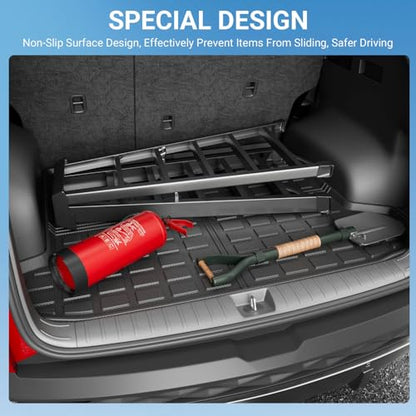 Xipoo Cargo Liner Compatible with 2022 2023 2024 2025 2026 Tucson Rear Trunk Mat Cargo Mat Trunk Liner Replacement for 2022 2023 2024 2025 2026 Tucson Accessories - color: Upgraded Rear Trunk Mat