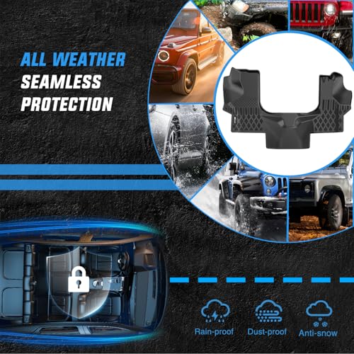 Nilight TPE Floor Mats for Chevy Express GMC Savana 1500 2500 3500 2015 2016 2017 2018 2019 2020 2021 2022 2023 2024 2025 All Weather Custom Fit Heavy Duty Floor Liners - color: 2015-2025 Chevy Express GMC Savana